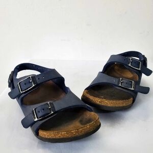 🌺Birkenstock Roma Miano Unisex Kids Navy Blue Sandals Size 26eur